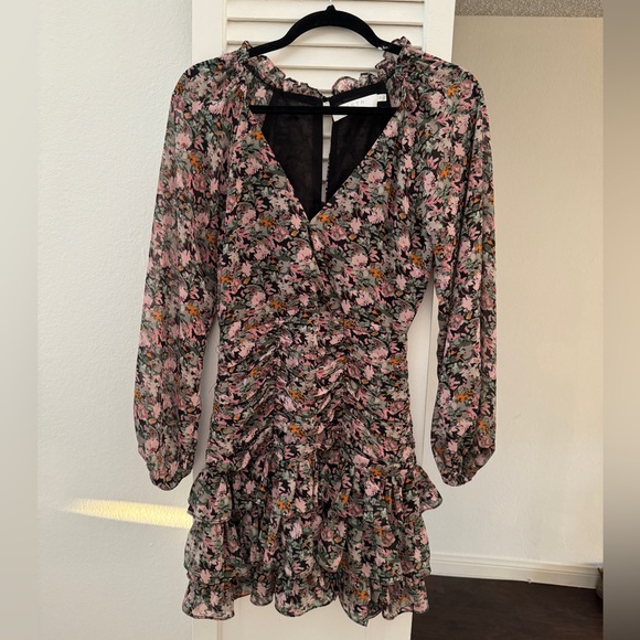 Floral Print Mini Dress - Picture 4 of 6